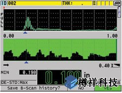 室內顯示設置，B掃描模式